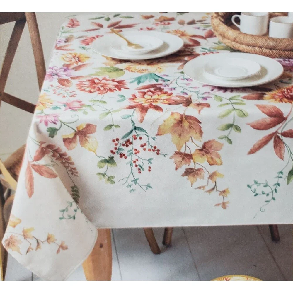 Fabric Spillproof Tablecloth, 60
